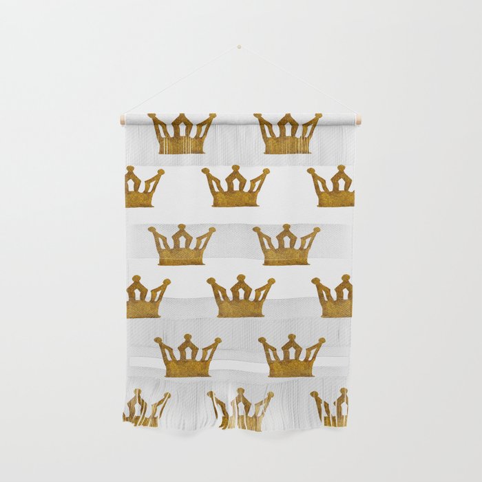 Golden Crown I Wall Hanging