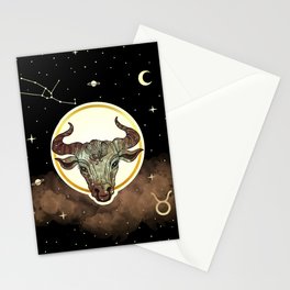 Taurus [Zodiac Signs] Stationery Card
