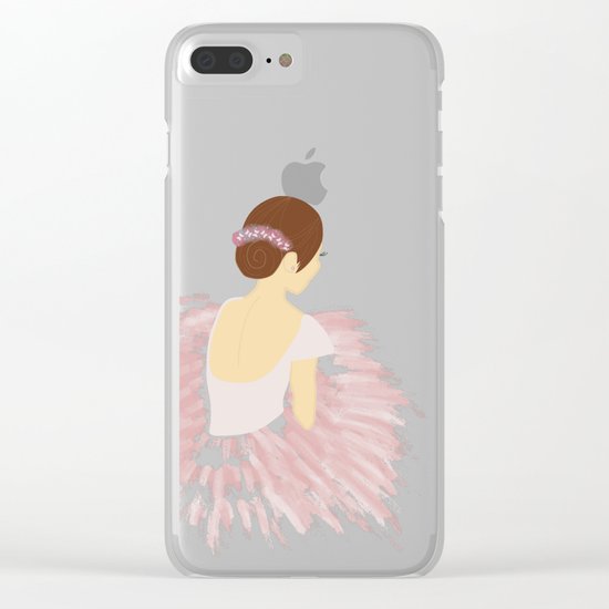 Ballerina Dancer 2 Clear iPhone Case