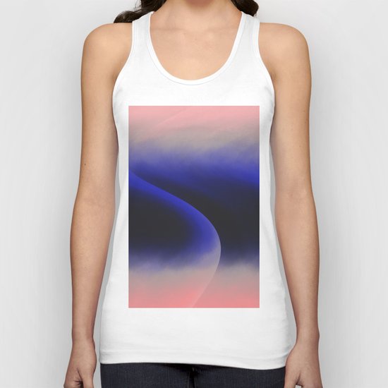 Pink abstract Unisex Tank Top