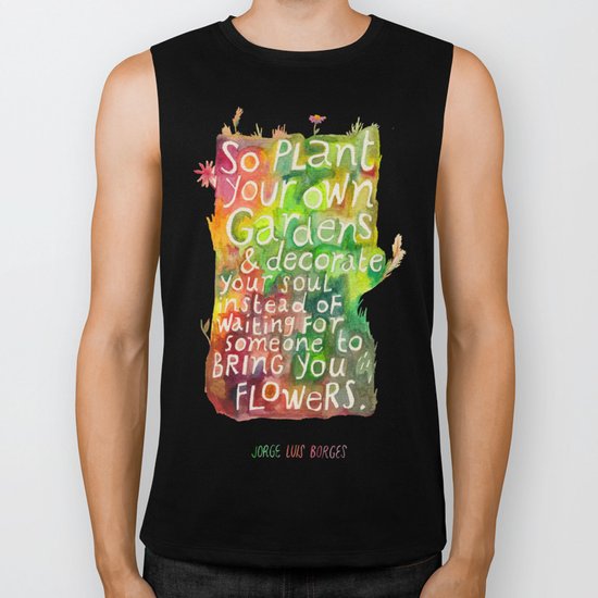 Jorge Luis Borges Biker Tank