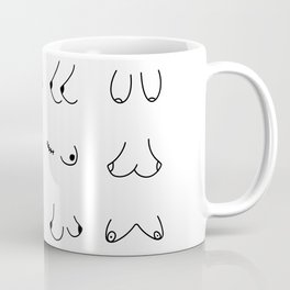 Boobs Art Coffee Mug