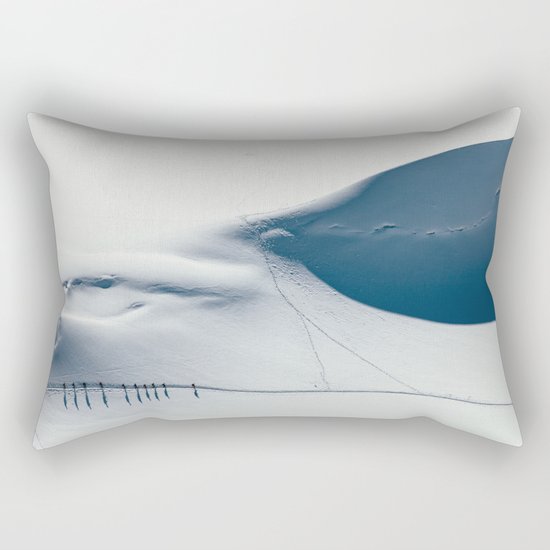 Mountain trace Rectangular Pillow