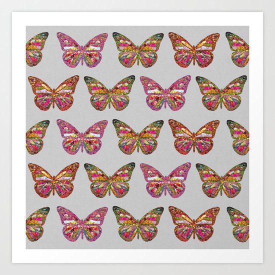 FAMIGLIA FARFALLA Art Print