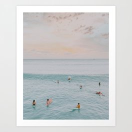 float xix Art Print | Summer, Nature, Adventure, Color, Simple, Love, Waves, Coastal, Photo, Nautical 