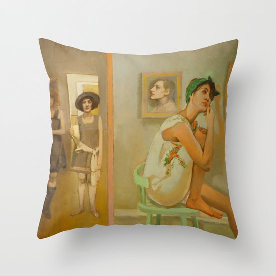 The Walls Have Ears Throw Pillow