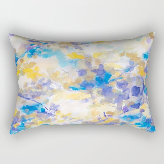 Canopy Blue Rectangular Pillow