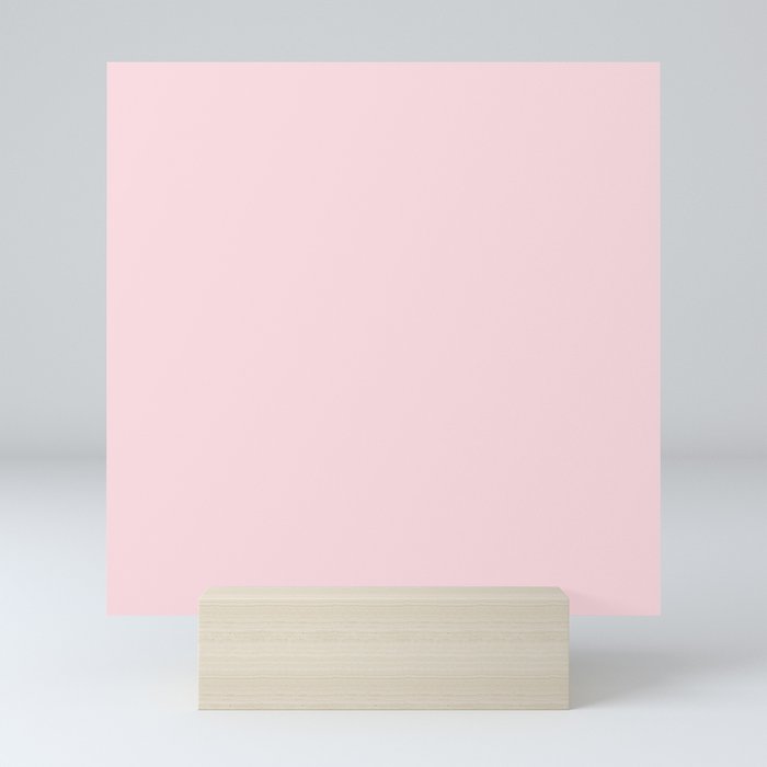 Millennial Pink Solid Blush Rose Quartz Mini Art Print