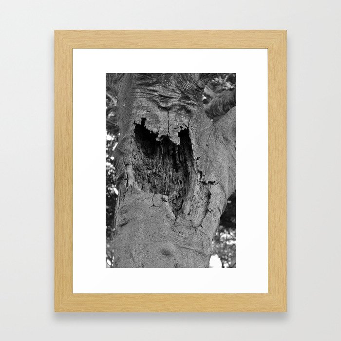 spooky tree Framed Art Print