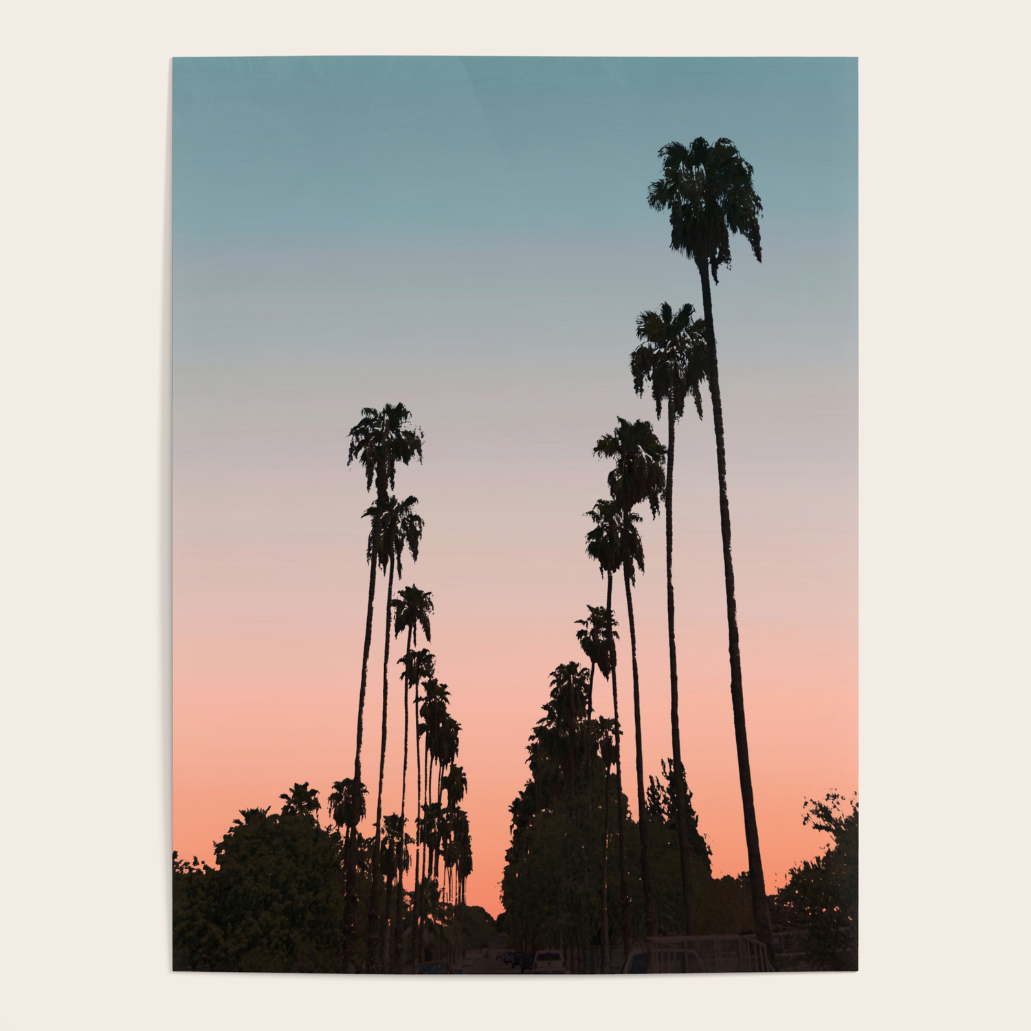 California Sunset Palm Tree Silhouette Street View Orange And Blue Color Sky Beach Photography Poster By Palmtreeprints Society6 A simple silhouette of a palm tree painted onto a rustic wood board. california sunset palm tree silhouette street view orange and blue color sky beach photography poster by palmtreeprints