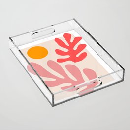 Henri Matisse - Leaves - Blush Acrylic Tray