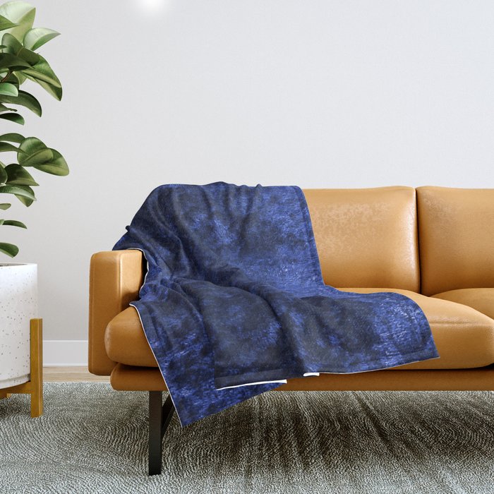 Navy blue velvet throw blanket store