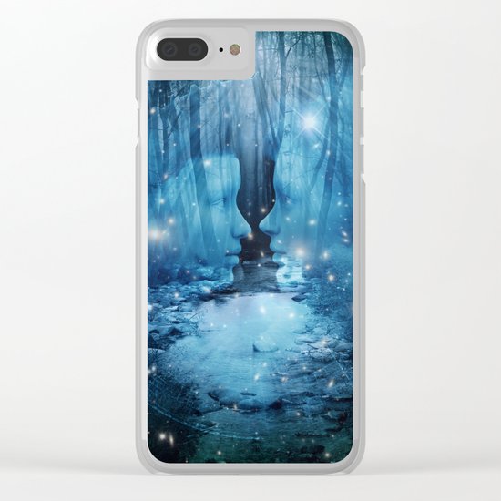 magical wood Clear iPhone Case
