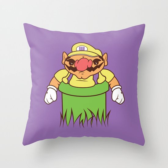 You're going to need a bigger warp pipe Throw Pillow