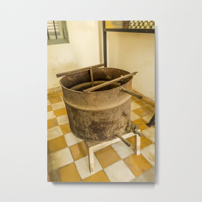 S21 Water Torture Barrel - Khmer Rouge, Cambodia Metal Print