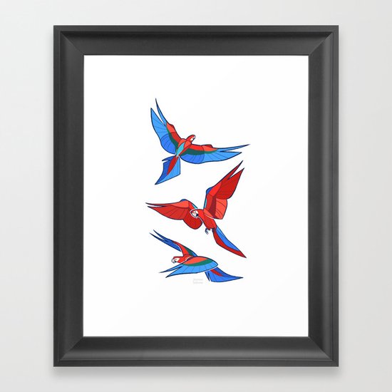 Macaw Framed Art Print