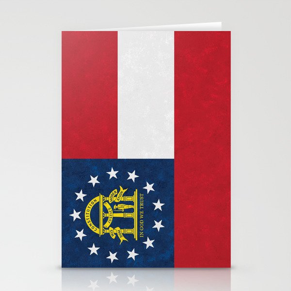 State Flag of Georgia Stationery Cards