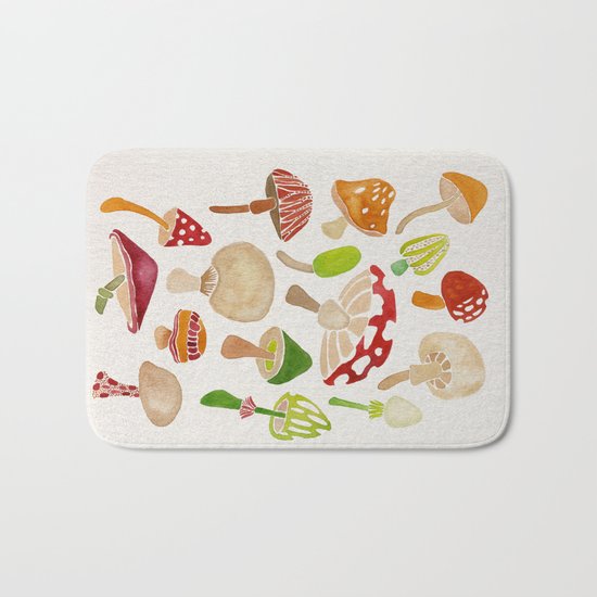 Mushrooms Bath Mat