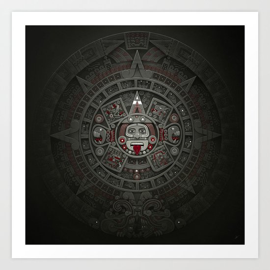 Stone of the Sun I. Art Print