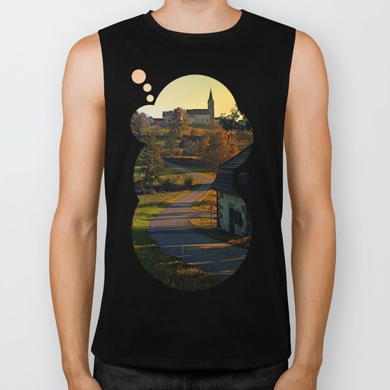 Road up to the hill | landscape photography Biker Tank