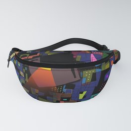 Broadway Fanny Pack | Dramaticart, Structuralpattern, Colorshapes, Overlappingshapes, Complexity, Architectural, Graphicdesign, Digitalpuzzle, Complexpattern, Construction 