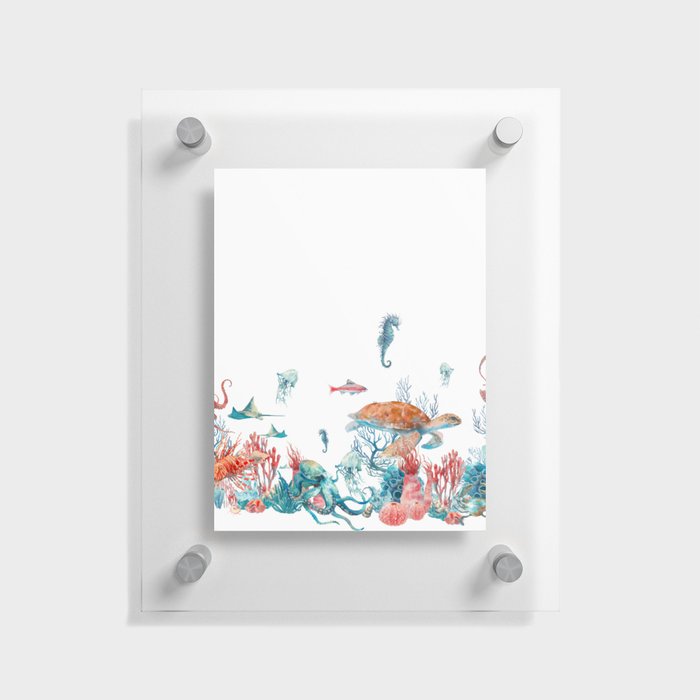 Underwater World Floating Acrylic Print