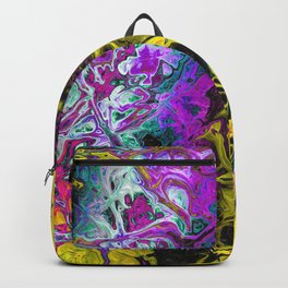 Surrealist Liquid Tie Dye Backpack
