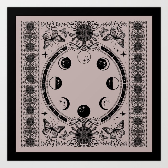 Astrological Moon Phase Magical Witchy Sticker by Kayti Welsh