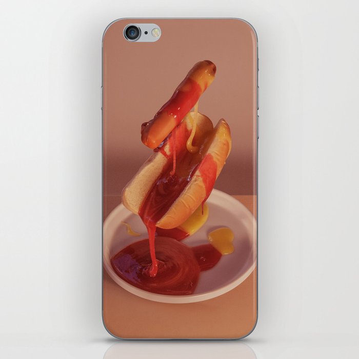 HOT DOG DIVIDED BY ZERO iPhone Skin
