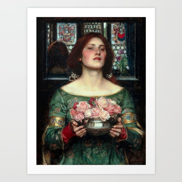 John William Waterhouse Gather Ye Rosebuds While Ye May 1908 Art Print