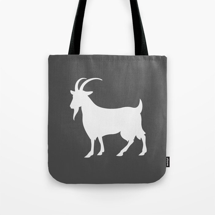 Goat Vector Silhouette Farm Animal  Tote Bag