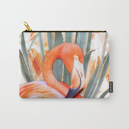 Flamingo Carry-All Pouch