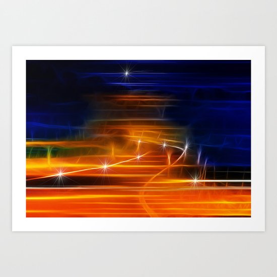 der Weg Art Print