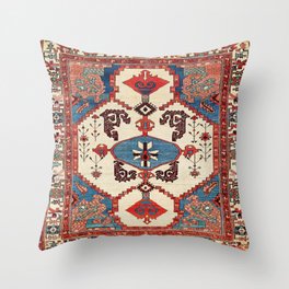 Bakhshaish Azerbaijan Northwest Persian Rug Print Throw Pillow