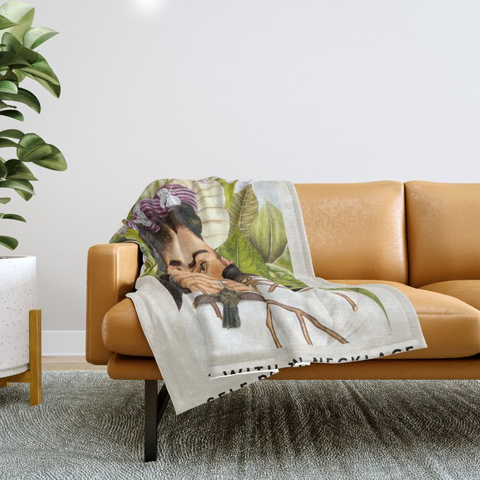 Frida kahlo throw blanket store