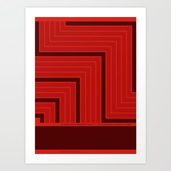 A Grid is a System Art Print