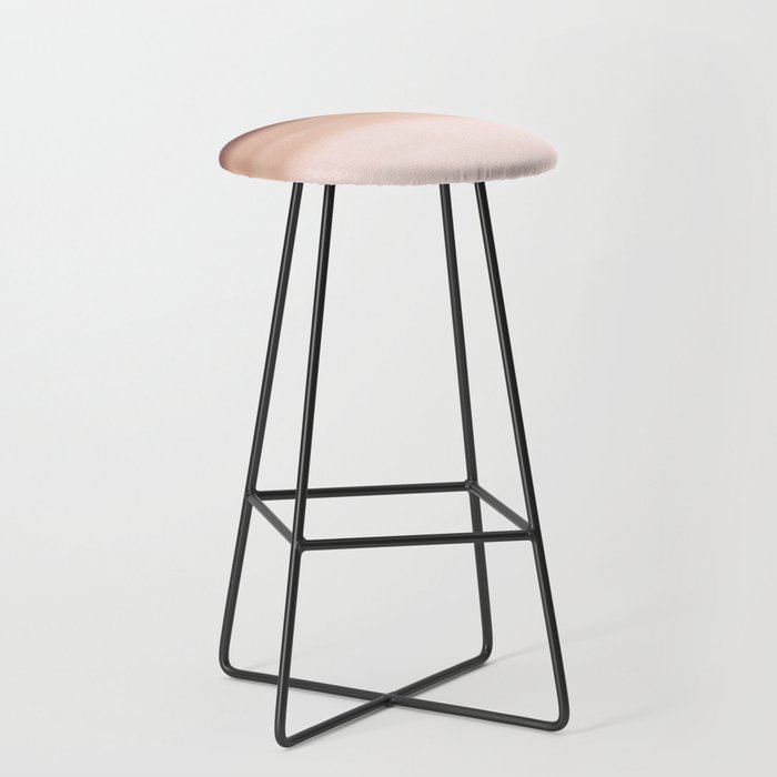 Hand Painted  Pastel Pink Terracotta Watercolor Ombre Brushstrokes Bar Stool