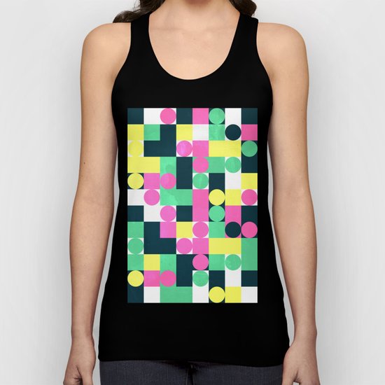 circle square Unisex Tank Top
