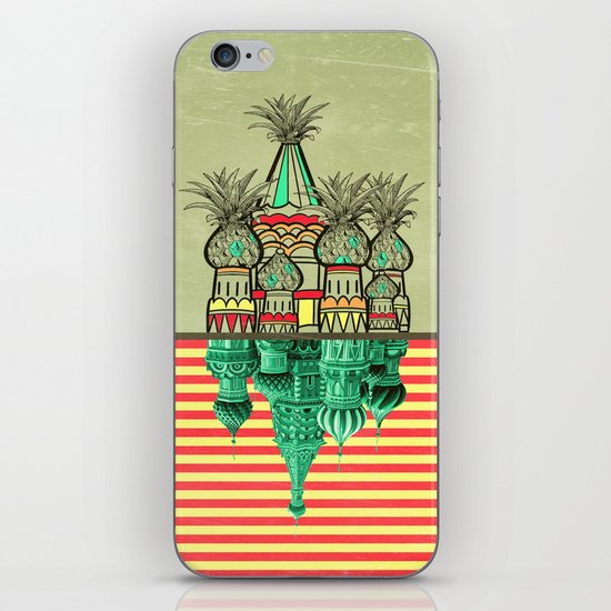 Pineapple architecture iPhone & iPod Skin