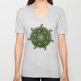 Tangled Serpent V Neck T Shirt