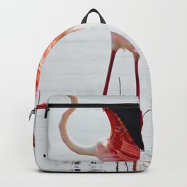 Flamingo bird on water Backpack | Underwater, Long Exposure, Photo, Hdr, Double Exposure, Infrared, Macro, Birds, Nature, Color 
