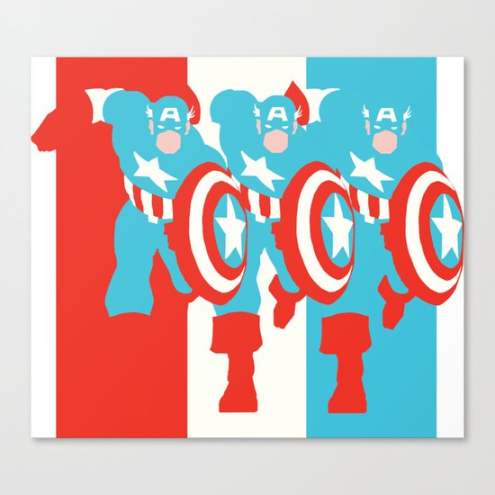 Captain America Canvas Print