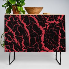 Cracked Space Lava - Coral Credenza