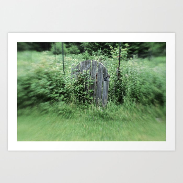 Garden Gate Art Print by charles.hirsch. | Society6