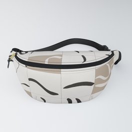 Abstract minimal 2 Fanny Pack