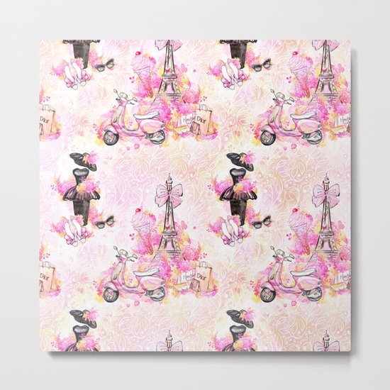 Fashion and Paris #1 Metal Print