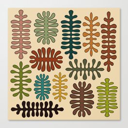 Matisse cutouts colorful seaweed design 1 Canvas Print