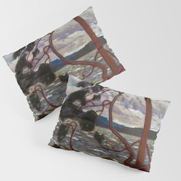 Tom Thomson - The West Wind - Canada, Canadian Oil Painting - Group of Seven Pillow Sham