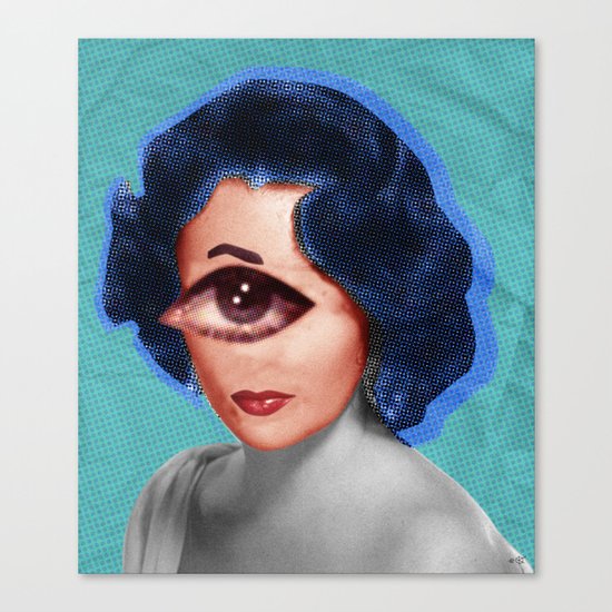 LizT Mix Collage 3 Canvas Print