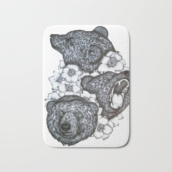 Bears in Bears Bath Mat